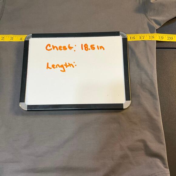 Bylt Gray Drop Cut V-Neck Short Sleeve Cotton Blend T-Shirt Size S - Picture 5 of 6